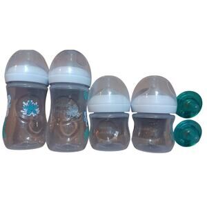 Philips (4) Avent Bottles 2 9 oz., 2 4 oz. & 2 Pacifiers (4 Total) NEW OPEN BOX